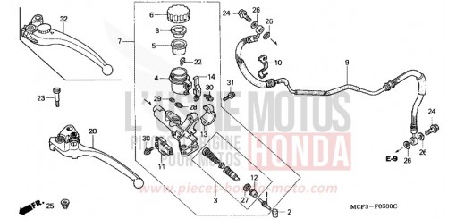 CLUTCH MASTER CYLINDER VTR1000SP6 de 2006
